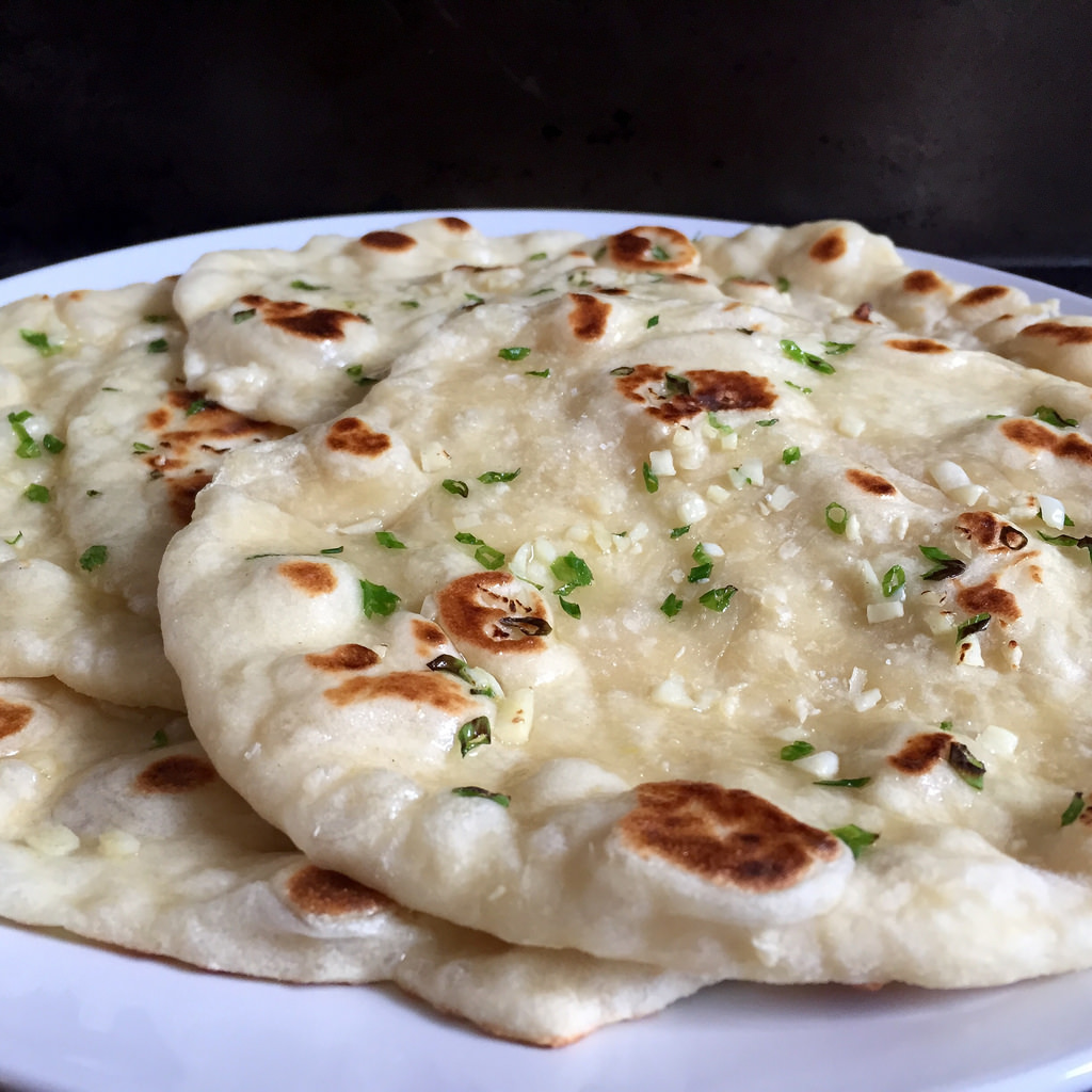 naan ail fromage pains indiens 