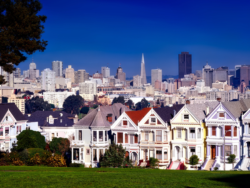 San Francisco attractions immanquables Painted Ladies