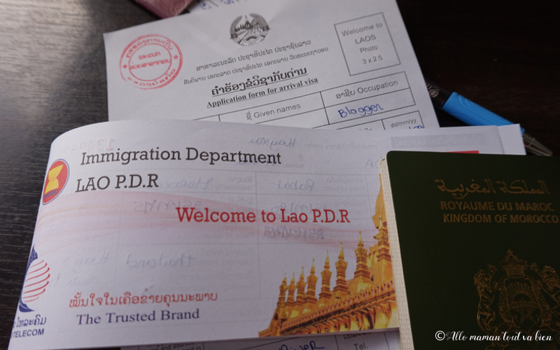 Thailande Laos traversée des frontières terrestres